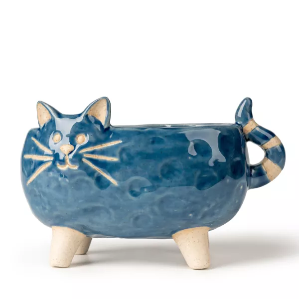 Tempat Lilin Keramik Berbentuk Kucing