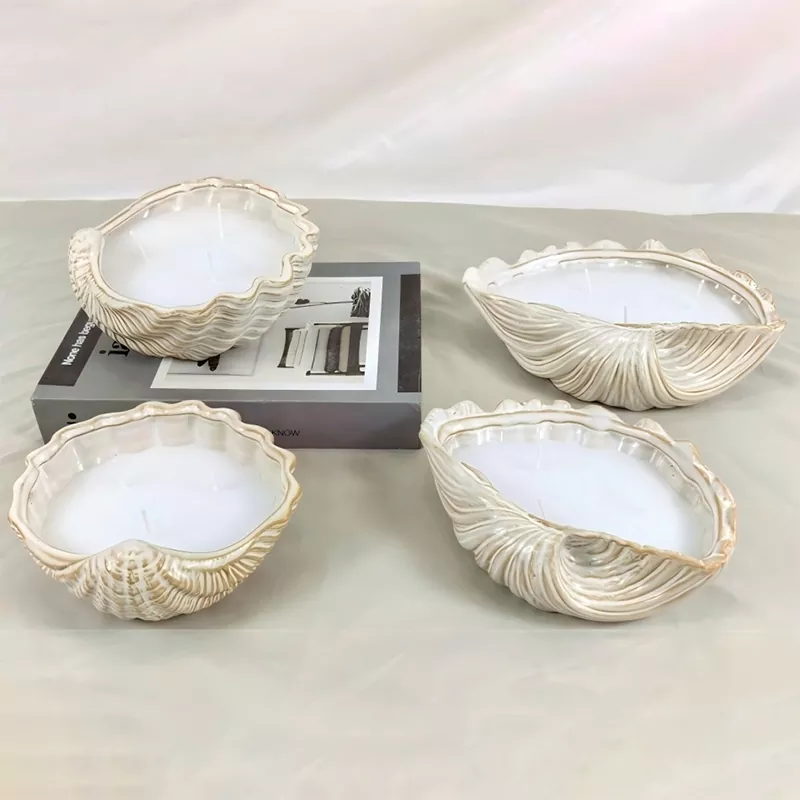Tempat Lilin Kerang Keramik Tempat Lilin Kerang Keramik
