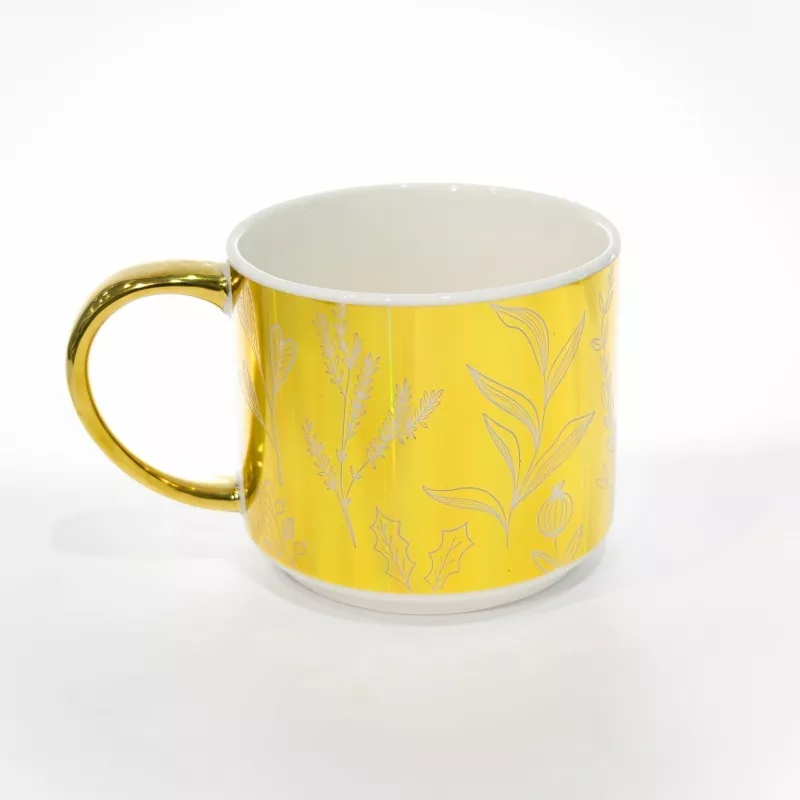 Mug Keramik Stiker Elektroplating