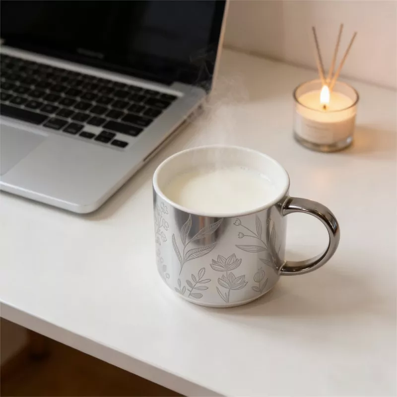 Mug Keramik Stiker Elektroplating