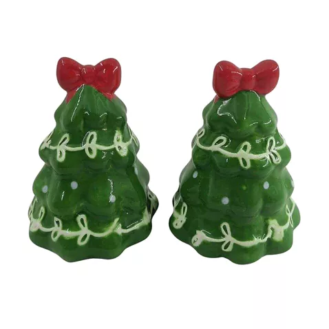 Ornamen Pohon Natal Keramik Buatan Tangan