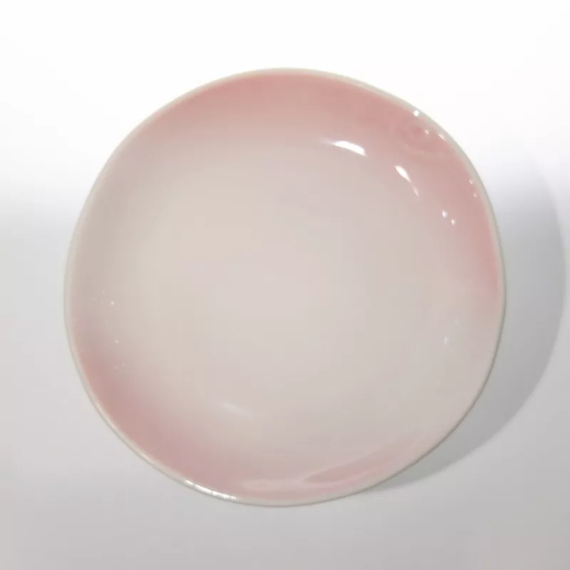 Piring Mini Keramik Ombre Bulat Minimalis