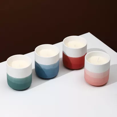 Tempat Lilin Keramik Ombre
