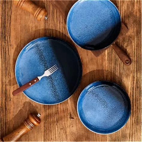 Set Mangkuk Keramik Ombre Antik